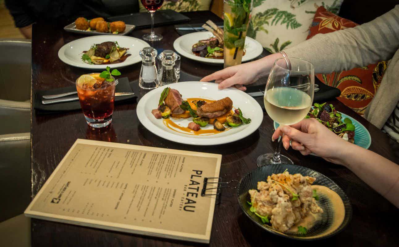 Enjoy New Zealand, Seafood, Fusion, Dairy Free Options, Vegan Options, Gluten Free Options, Restaurant, Gastropub, Craft Beer, Wine Bar, Date night and Local Cuisine cuisine at Plateau Bar + Eatery in Taupo