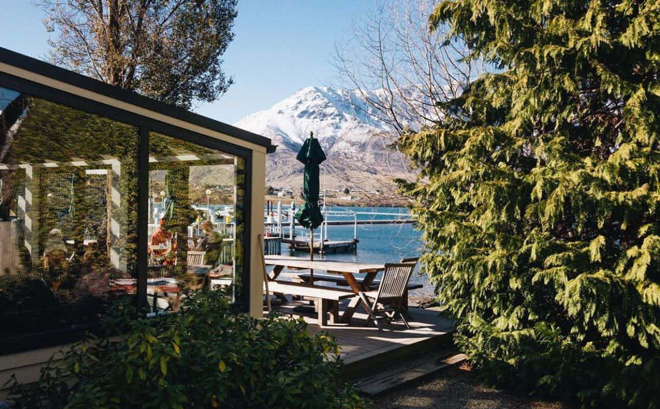 Enjoy Breakfast, Cafe, Brunch, Vegetarian options, Vegan Options, Gluten Free Options, Cafe, Child-Friendly, Waterfront, Indoor & Outdoor Seating, Free onsite parking, $$, Families and Views cuisine at The Boat Shed in Queenstown CBD, Queenstown